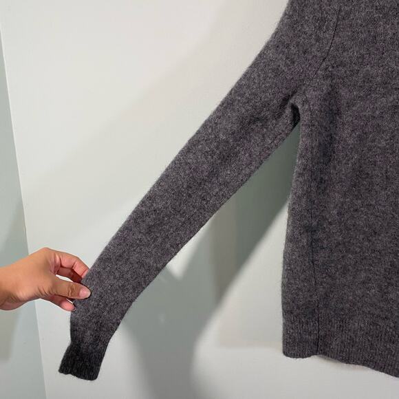 Marc by Marc Jacocbs Charcoal Grey Turtleneck Merino Wool Blend Sweater Size S - Picture 4 of 8